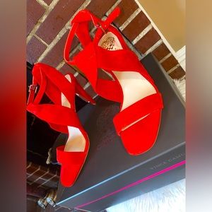 Vince Camuto Cherry Red Heels